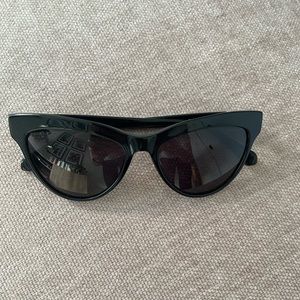 Zac Posen Black Cat Eye Women’s Sunglasses